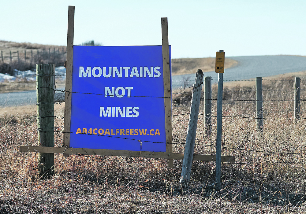 Coal mining in Alberta’s Eastern Slopes has come under intense public pressure since the government rescinded the province’s coal policy last year. | Mike Sturk photo