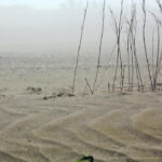 Soil erodes and collects north of Lumsden, Sask., in another wind event during the spring of 2020. | Mike Raine photo