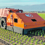 The autonomous FarmWise Titan FT35 analyzes the contents of a field and then makes choices about which plants should be there and mechanically eliminates any that shouldn't. | FarmWise photo