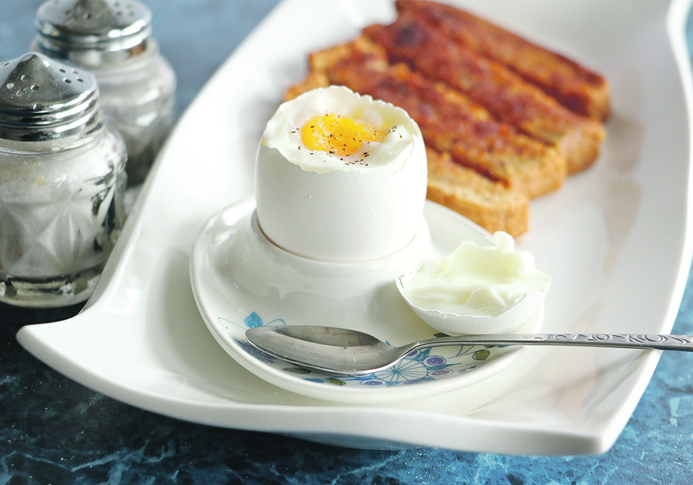 A soft-boiled egg with toast sliced like fingers is a quick way to serve an egg. It is easily digested for those who are convalescing from an illness. | Betty Ann Deobald photo