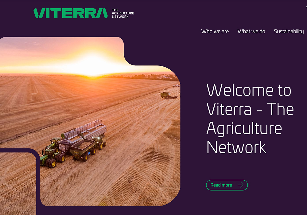 Viterra hasn't confirmed it is the buyer or that it plans a crush plant. | Screencap via viterra.com