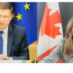 European officials met virtually with Ng in March to discuss progress of the implementing the Comprehensive Economic and Trade Agreement (CETA). | Screencap via Twitter/@CanadaTrade