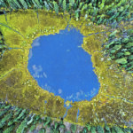 Ordinary vistas, such as this water body in Saskatchewan’s Narrow Hills Provincial Park, become extraordinary when the camera takes flight. | Robin and Arlene Karpan photo