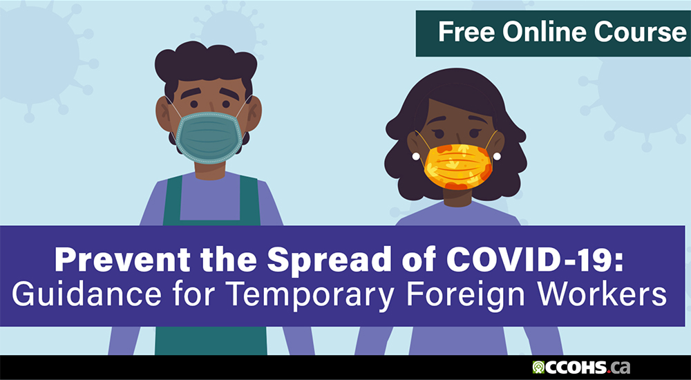 The Canadian Centre for Occupational Health and Safety (CCOHS) is offering the free guide in English, French and Spanish. | Screencap via Twitter/@CCOHS