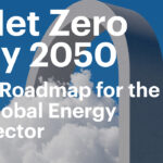 Released this month, the report lists 400 actions that will need to be taken to reach net-zero emissions by 2050, an ambitious goal set by world leaders in Europe and the United States. | Screencap via iea.org
