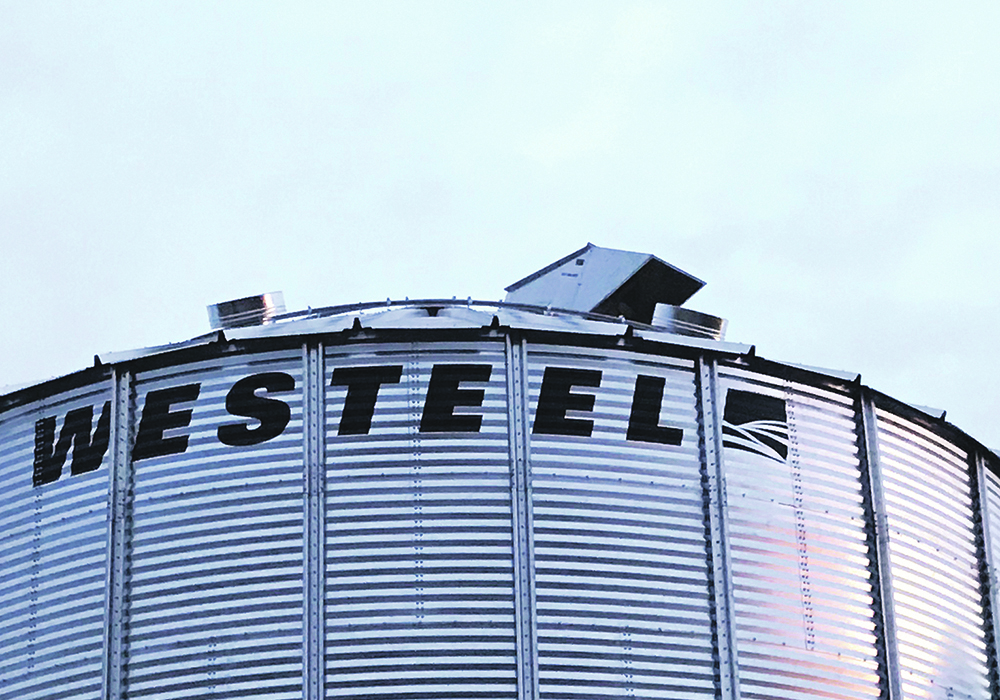 Bin-top exhaust fans help expel hot, moist air before it cools and causes grain-spoiling condensation. | Blaine Krahn/Corr Grain Systems photo