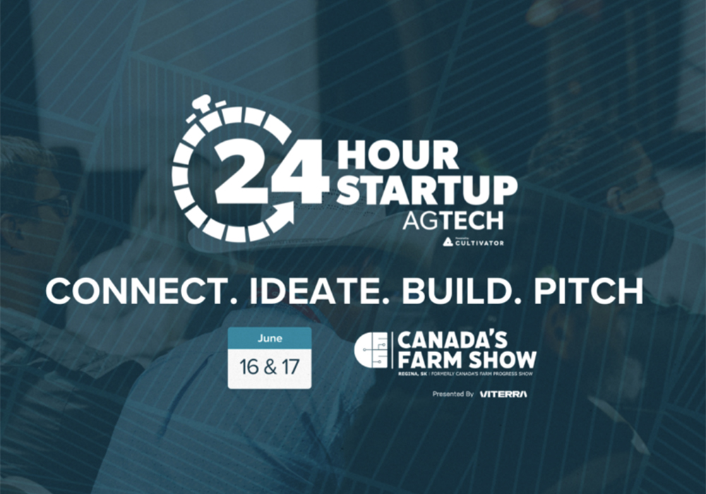 24 Hour Startup AgTech is coming to Canada’s Farm Show in Regina, which will be held virtually June 16-17. | Screencap via cultivator.ca