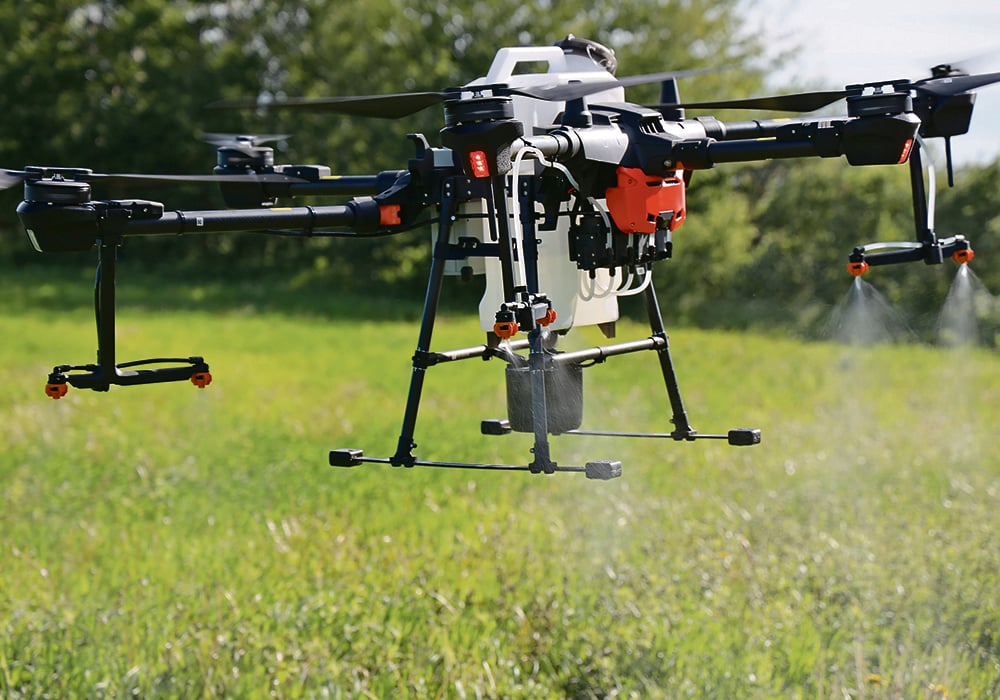 drone for chemical spray