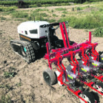 Ztractor is building three models of electric-powered, robotic tractors. This is the smallest offering, the Bearcub-24, which has approximately 30 horsepower, a 540 p.t.o. and a category 1 three-point hitch. It may be available in Canada next year. | Ztractor photo