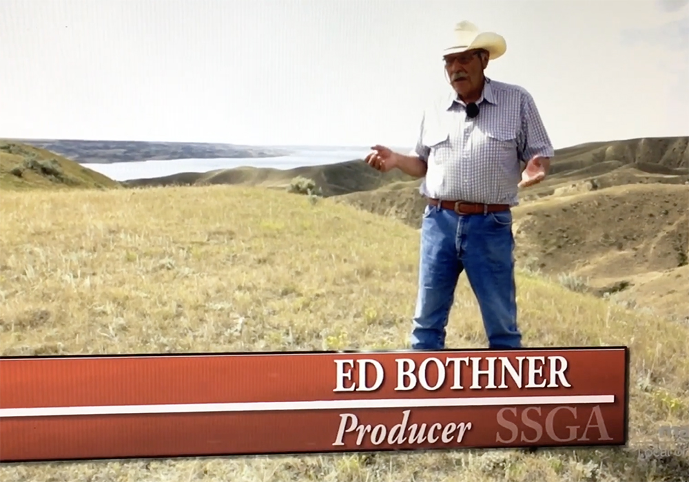 Ed and Charlotte Bothner from Beechy have been named Saskatchewan’s TESA (The Environmental Stewardship Award) winners for 2021. | Screencap via YouTube/SKStockGrowers