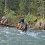 A horseback trip into the wilds of Banff National Park offers an attractive alternative to lugging a heavy backpack and being self-sufficient for camping. | ROBIN AND ARLENE KARPAN PHOTOS
