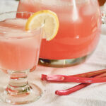 Rhubarb lemonade is puckery sweet and refreshing on a hot day. Use a citrus press to get the most juice possible from the fruit. | Sarah Galvin photo