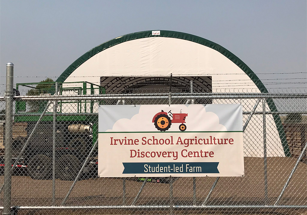 Nichole Neubauer of Neubauer Farms located near Medicine Hat, said the Irvine School Agricultural Discovery Centre, expected to be launched in September, has a simple, bold goal. | Twitter/@N_Neubauer photo