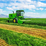 The W200 series of self-propelled windrowers are now offered with an “economical” cab option. A new control called TouchSet on the joystick is available, letting operators adjust windrow widths on the go. | John Deere/Steve Dolan photo