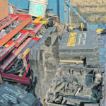 The end gate of this truck has what it will take to fix breakdowns in the field during harvest. | Beverley Biggeman photo