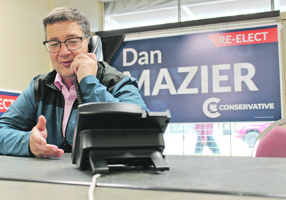 Dan Mazier, who is hoping to be re-elected as a Conservative MP from Manitoba, looks forward to the House of Commons getting back to normal following COVID-19 restrictions. | Supplied photo