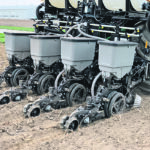MK1 Engineering has built a prototype four-row planter to test the AeroTube technology and used it to plant corn plots in six Midwestern states this spring. The company is working to increase planting speed from three to five miles per hour (five to eight kilometres per hour). | MK1 Engineering photo