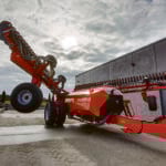 Larger tires, larger tanks and wider frame, now 54 feet, puts the newest Horsch seeder into broadacre territory. | Horsch photo