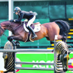 Tiffany Foster and Brighton win the ATCO Classic Grand Prix. | Mike Sturk photo.