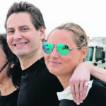 Former diplomat Michael Kovrig, his wife Vina Nadjibulla and sister Ariana Botha react following his arrival on a Canadian military plane at Pearson International Airport in Toronto. | Reuters/Chris Helgren photo