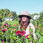 Fieldstone Farm is operated by Rachel Basaldua LePoudre on her parents' farm near Davidson, Sask. More than 200 varieties of dahlias, other flowers and an apple orchard fill two acres of the yard. | Karen Briere photo