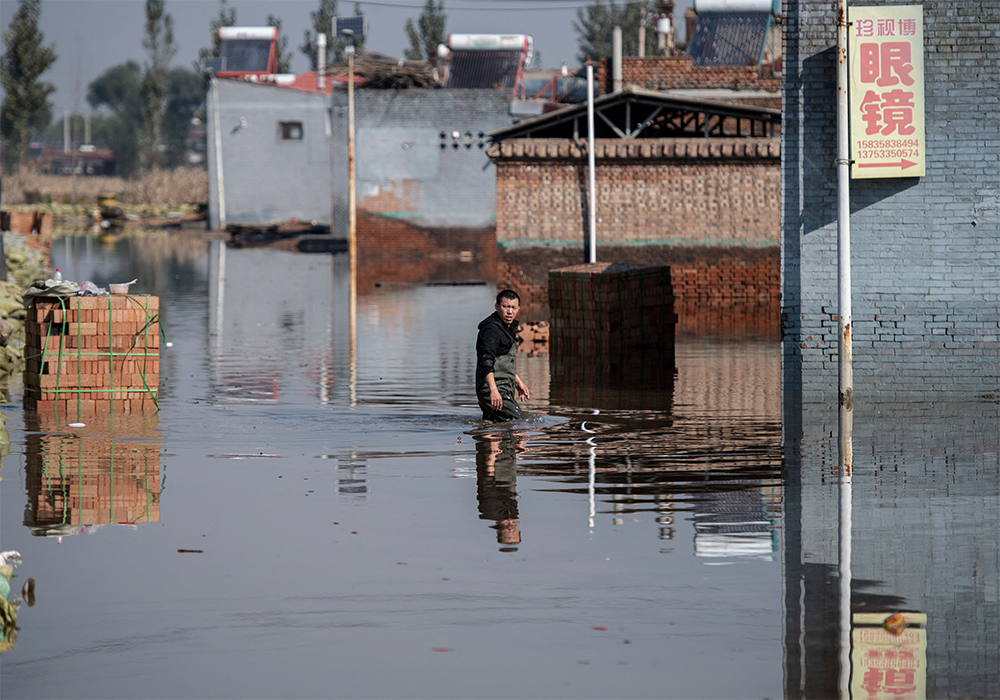 Constant rains in recent weeks have delayed wheat planting in main production regions in China. | Twitter/@ajplus photo