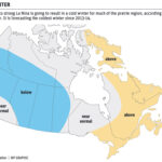 Colder than normal winter forecast for most of Prairies