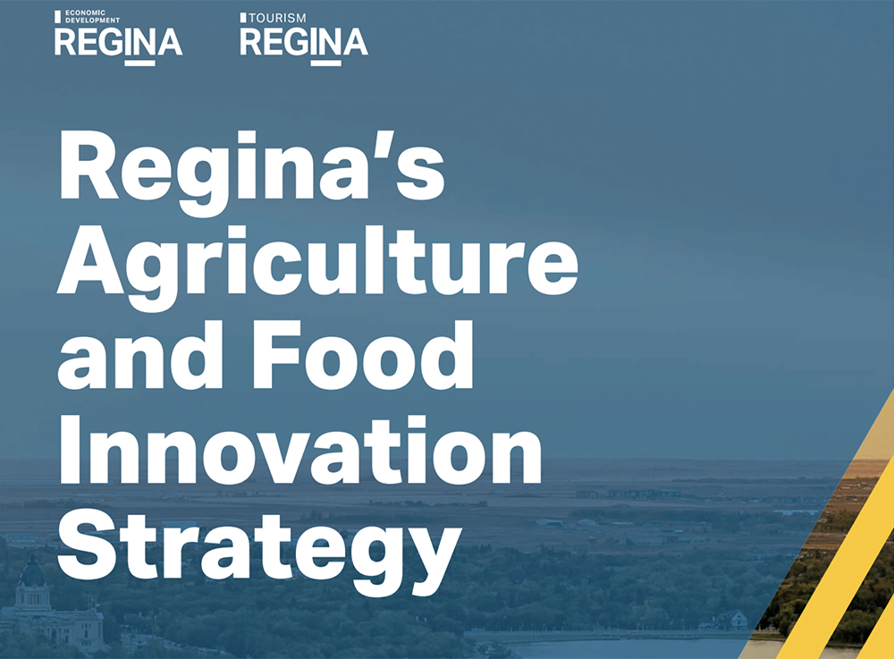 Recent announcements of more than $1.7 billion in capital investment to build two new canola crushing facilities and a wheat straw pulp mill just outside the city have buoyed the agricultural community. | Screencap via economicdevelopmentregina.com