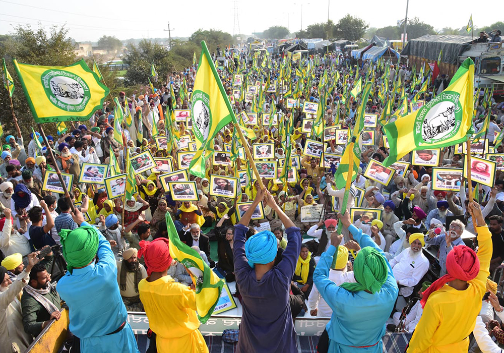 The protest movement launched by farmers more than a year ago became the most serious political challenge to the Hindu nationalist government, and resulted in Prime Minister Narendra Modi making a surprise commitment on Friday to roll back the reforms. | Wikimedia/Randeep Maddoke photo