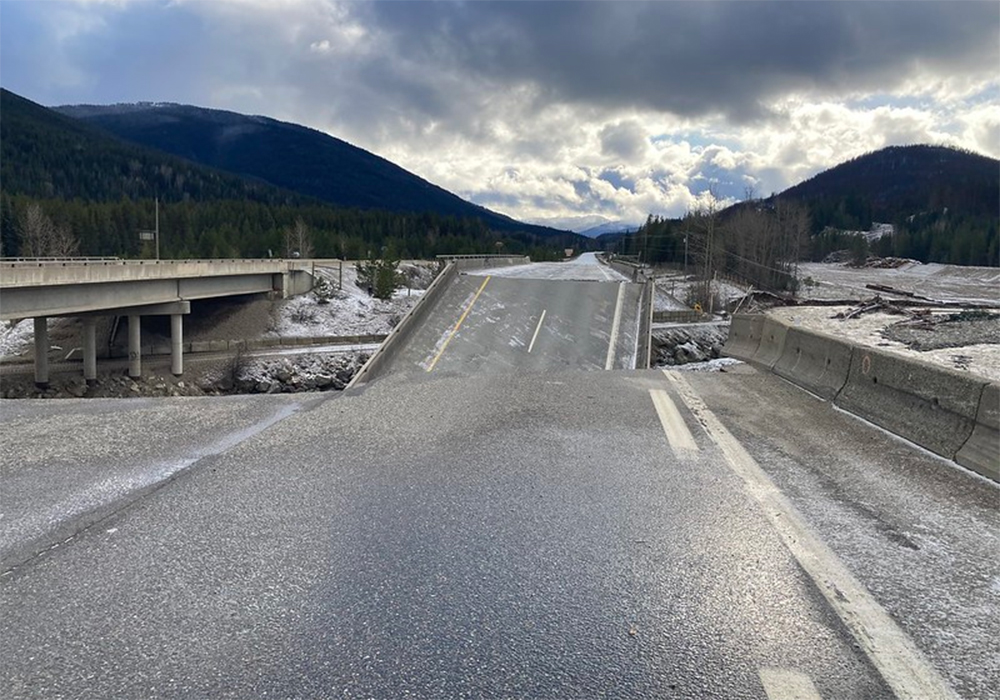 Roads, bridges and railroads need to be rebuilt smarter and bet- ter. Pump stations and dikes can’t be neglected. | Twitter/@TranBC photo