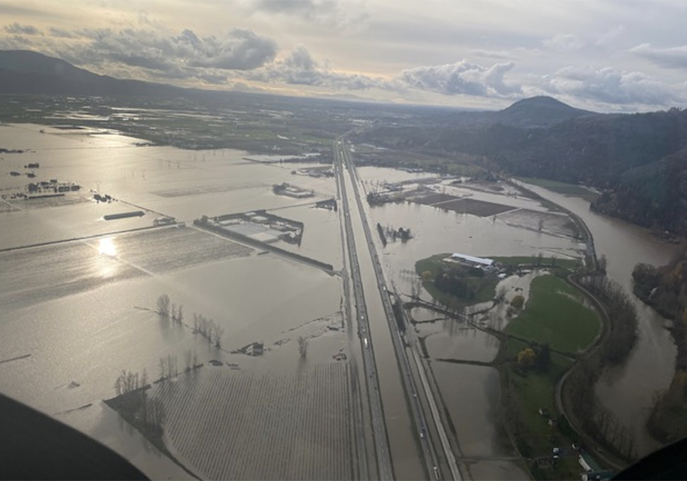The B.C. Agriculture Council said donations to support farmers can be made at its website, bcac.ca. It had received a total of $100,000 as of Nov. 19. | Screencap via Twitter/@TranBC