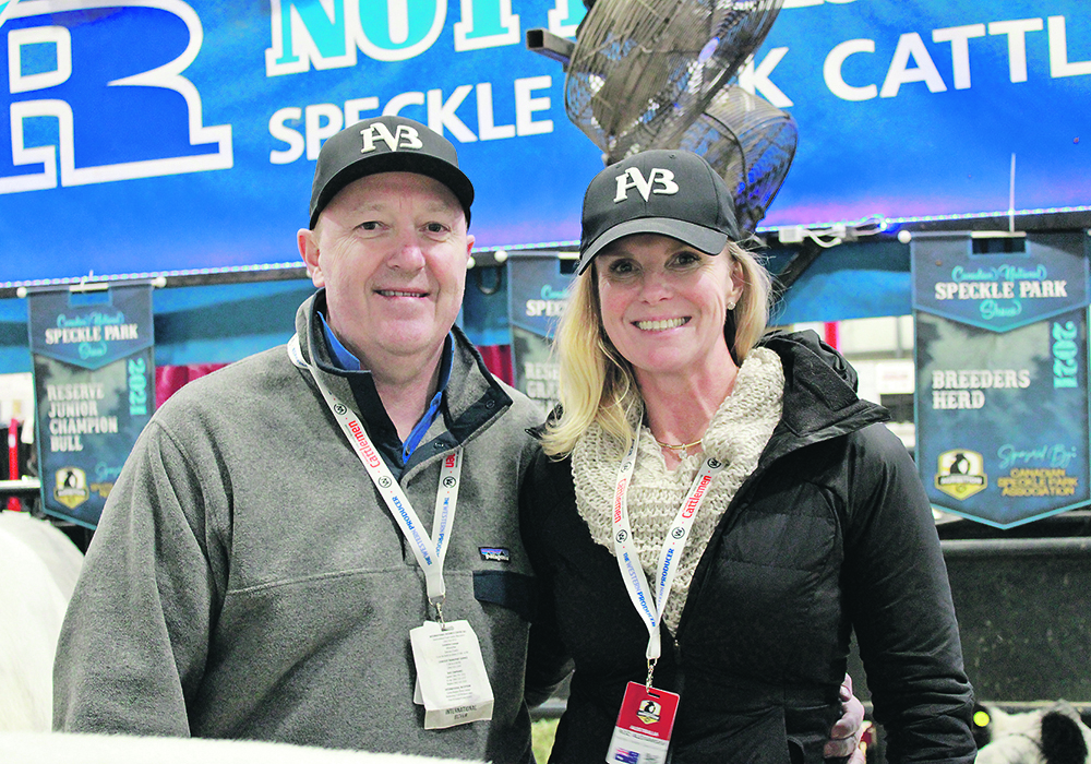 Peter and Roz Alexander are directors of Hidden Valley Beef and partners with Notta Ranch. Notta grabbed a few show catagory banners this year.  |  Melissa Bezan Photo
