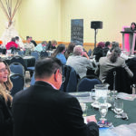 Kallie Wood speaks at the Indigenous Agriculture Summit at Agribition about the work being done by the Ministry of Agriculture. | Melissa Bezan photo
