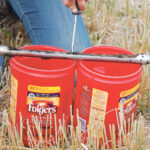 Soil samples taken after harvest are collected and analyzed for residual soil nutrients. Here, samples are separated for analysis at a depth of zero to six inches and six to 12 inches. | file photo