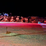 Train derailment near Craven, Saskatchewan on December 29, 2021. | Photo supplied by the Village of Craven.