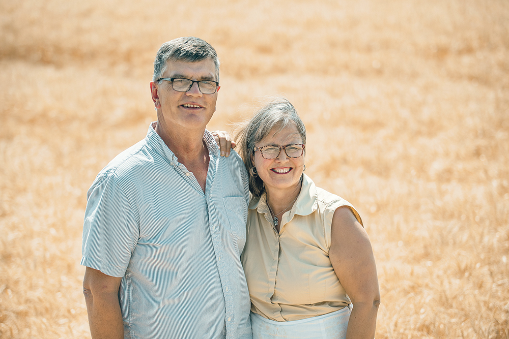 Wes and Elaine Froese are planning their transition from active farming to advisory roles so they can spend more time travelling and with their grandchildren. | PHOTOS COURTESY WES AND ELAINE FROESE