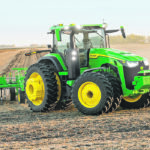 The autonomous 8R 410 will handle tillage for now, but in the near future that technology will transfer to other tools and machines. The tractor remains capable of all non-robotic tasks as well. | John Deere photo