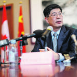 Cong Peiwu, Chinese ambassador to China, shown here from 2019, told a recent Canada West Foundation question-and-answer session that the two countries are “natural partners.” | Reuters//Blair Gable photo