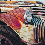 Farley drove a dilapidated pickup, pockmarked by stones and rusted through on the bottom half. What was left of the original paint was camouflaged by random chicken droppings and splotches of mud. | Getty Images