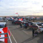 Thousands of area residents, farmers and ranchers have shown their support to the Coutts blockaders by travelling to the scene and establishing a secondary protest site near Milk River and added to traffic congestion. | Alex McCuaig photo