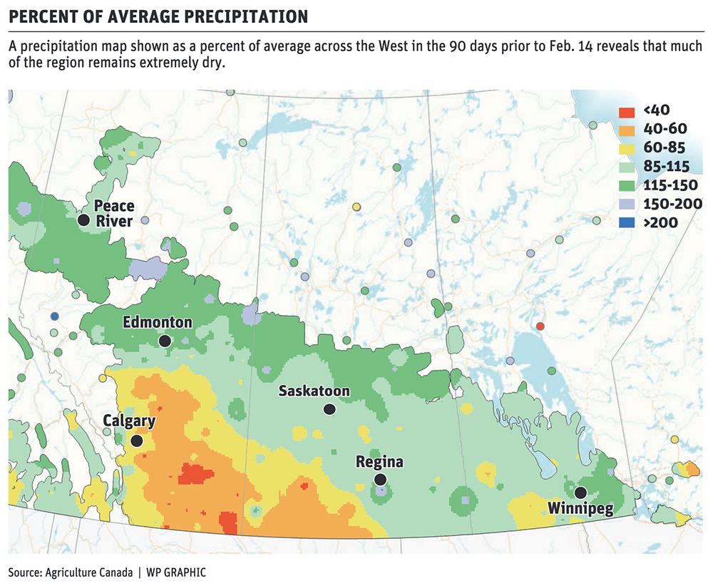Wetter times may loom on the prairie horizon