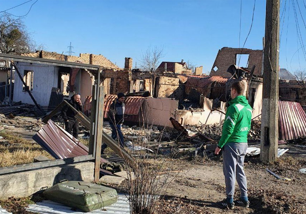Last week the Canadian Foodgrains Bank, in co-ordination with other aid agencies, launched an appeal, hoping to raise funds and address the immediate needs of hundreds of thousands of Ukrainians who have fled their homes. | Twitter/@Foodgrains/ADRA Ukraine photo