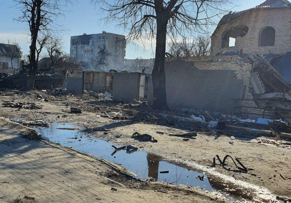 The ministers said they are concerned about the impacts on food security and an increasing number of people suffering from hunger and malnutrition caused by the aggression. | Twitter/@Foodgrains/ADRA Ukraine photo