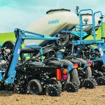 The new Kinze True Speed high-speed planter provides a combination of placement and accuracy at 12 m.p.h., taking full advantage of the Blue Drive electric drive metering system. This ground speed is about two m.p.h. faster than most of the high-speed planters now on the market. | Kinze photo