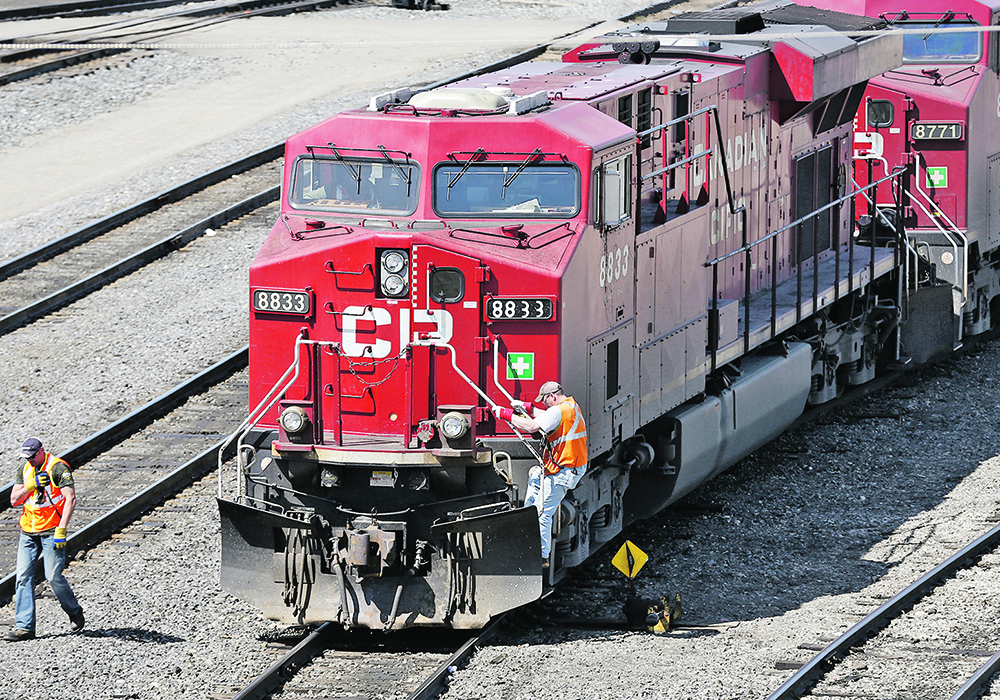 Saskatchewan premier Scott Moe says the work stoppage at Canadian Pacific Railway could be "catastrophic." | Reuters/Todd Korol photo