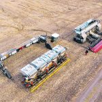 The Nexat unit changes between the NexCo combine and the seeding unit. | Nexat photo