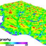 In creating a SWAT map to build a variable rate prescription map, topography is a bigger factor than elevation. Topography shows where the water flows. Water flow determines sub-surface soil conditions. | Croptimistic image
