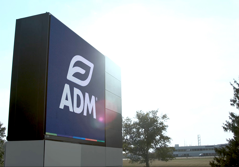Chicago-based ADM said tight grain inventories would persist “for the next few years” and forecast 2022 profit would top the company’s record performance last year. | Screencap via adm.com