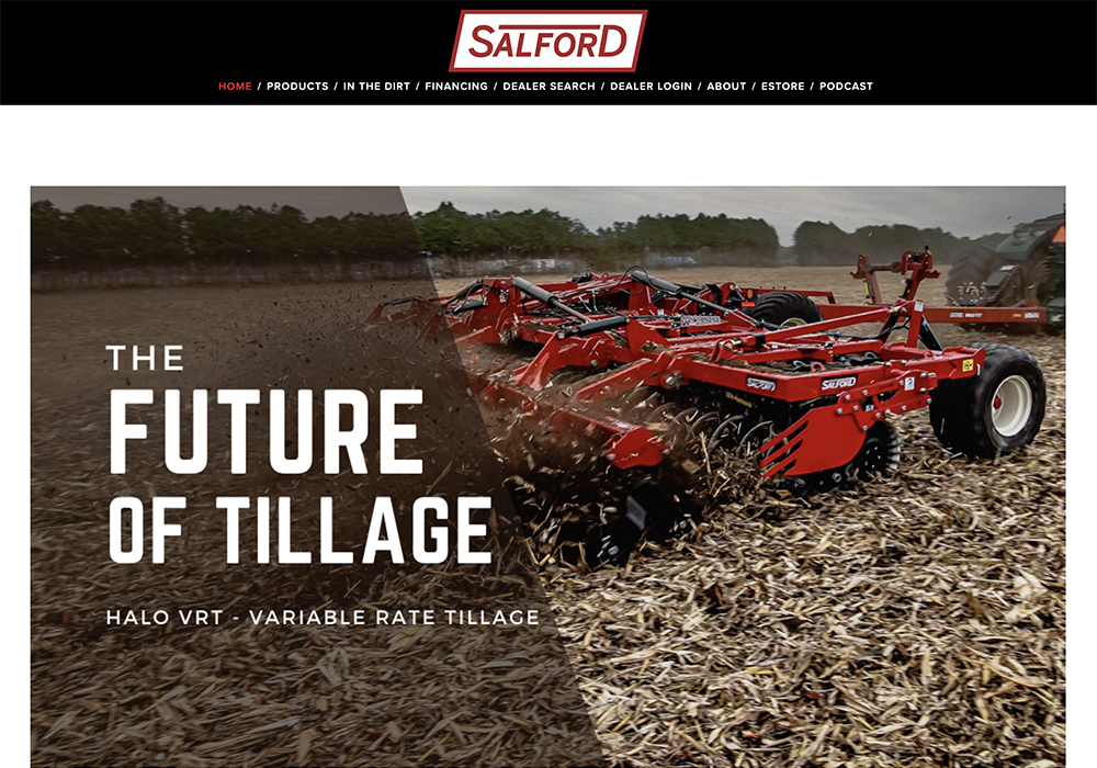 The acquisition, expected to close during the second quarter of this year, will expand Linamar’s agriculture portfolio, which is currently anchored by Macon Industries. | Screencap via salfordgroup.com