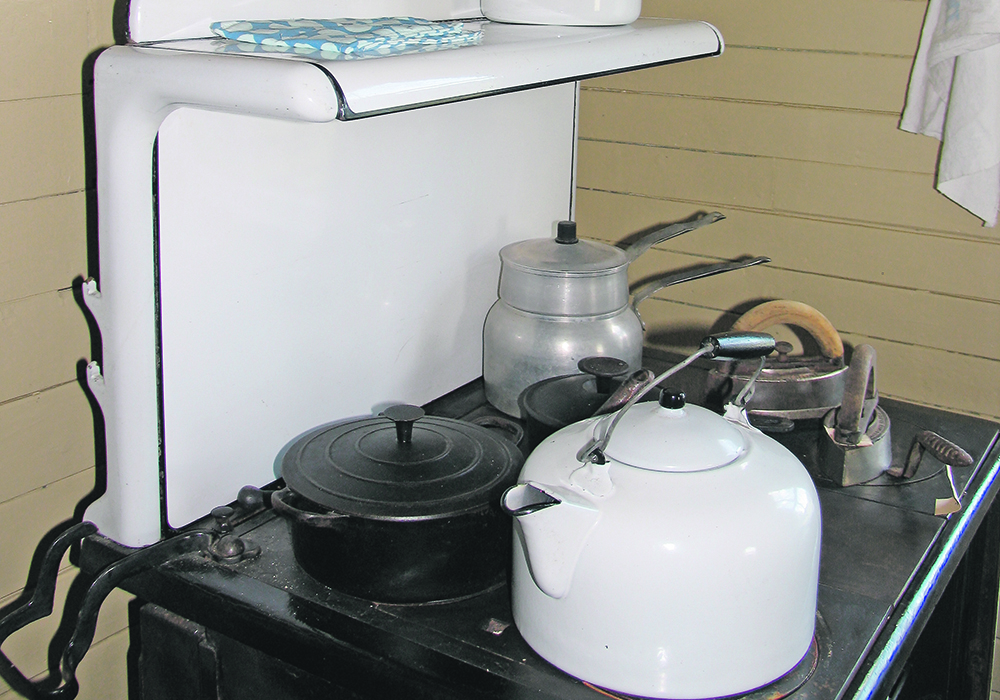 There was something about a kitchen wood stove that symbolized warmth and love and caring.  |  Alma Barkman photo